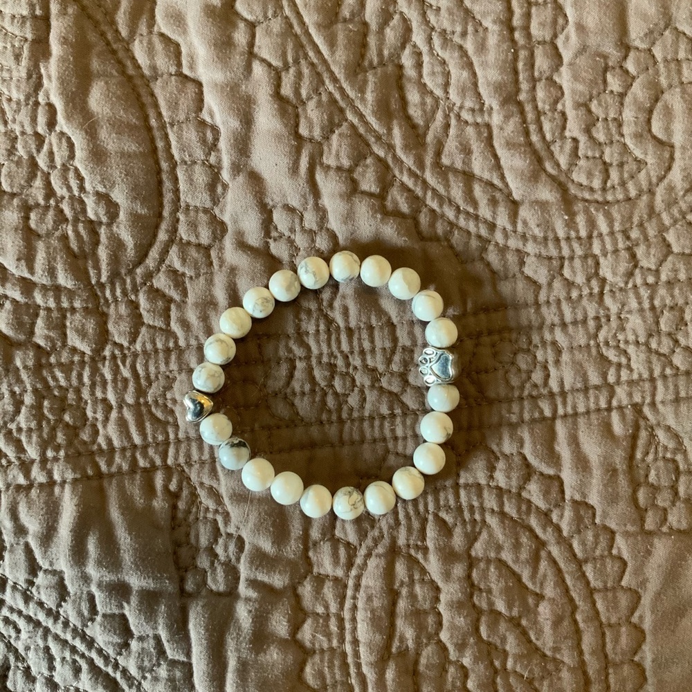Paw print bracelet